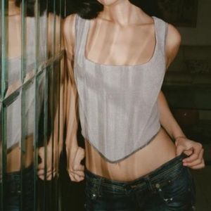 With Jean June Corset Top